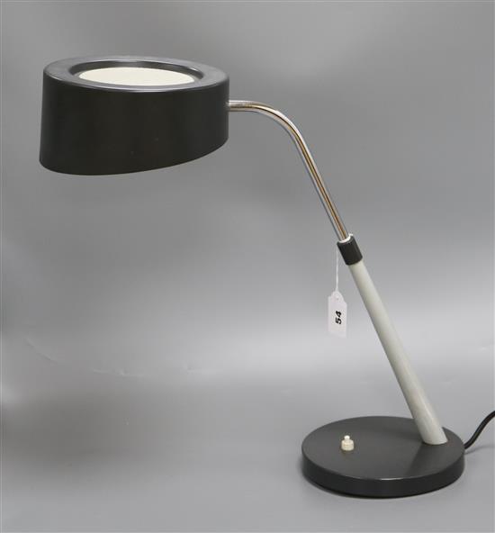 A Charlotte Perriand 1960s desk lamp 45cm high